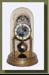 anniversary clock in glass tube