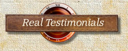 Real Testimonials